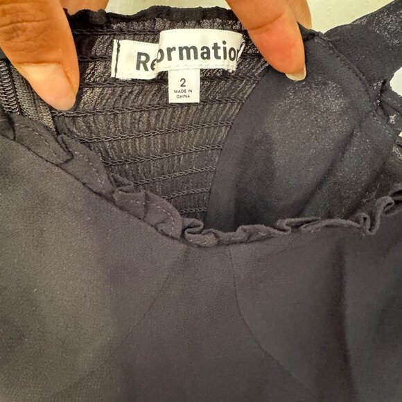 Reformation Black Nikita Dress, size 2 - worn once - Picture 7 of 8